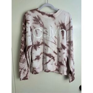 Calvin Klein performance sz L pink tie dye sweatshirt